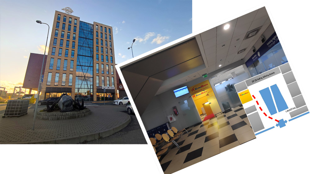 Klaipėdos biuras centriniame keltų terminale
