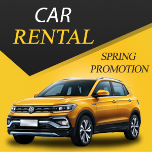 Spring car rental promotion