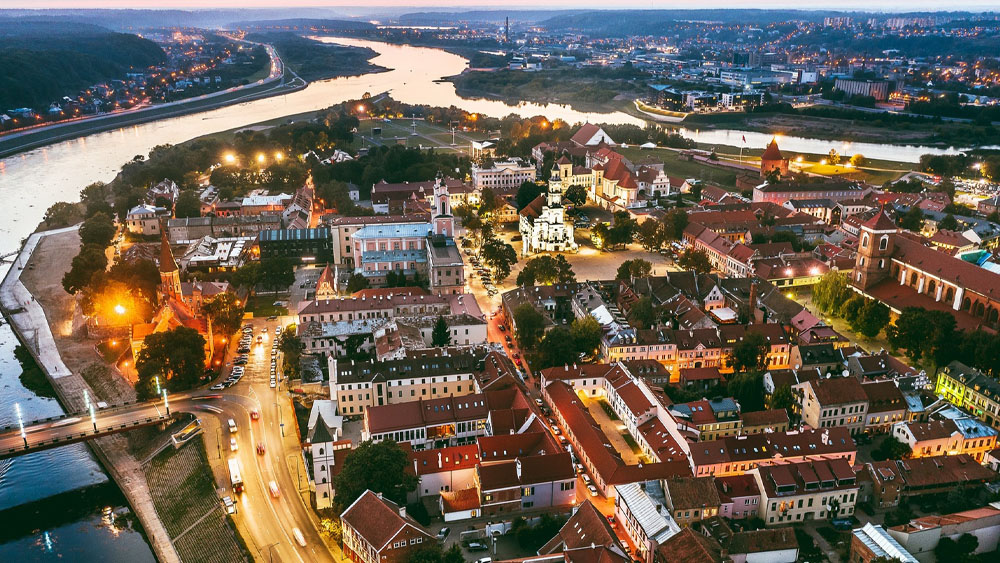 Places of interest in the city of Kaunas